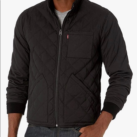 Levis Cotton Canvas Diamond Quilted Hunting Jacket